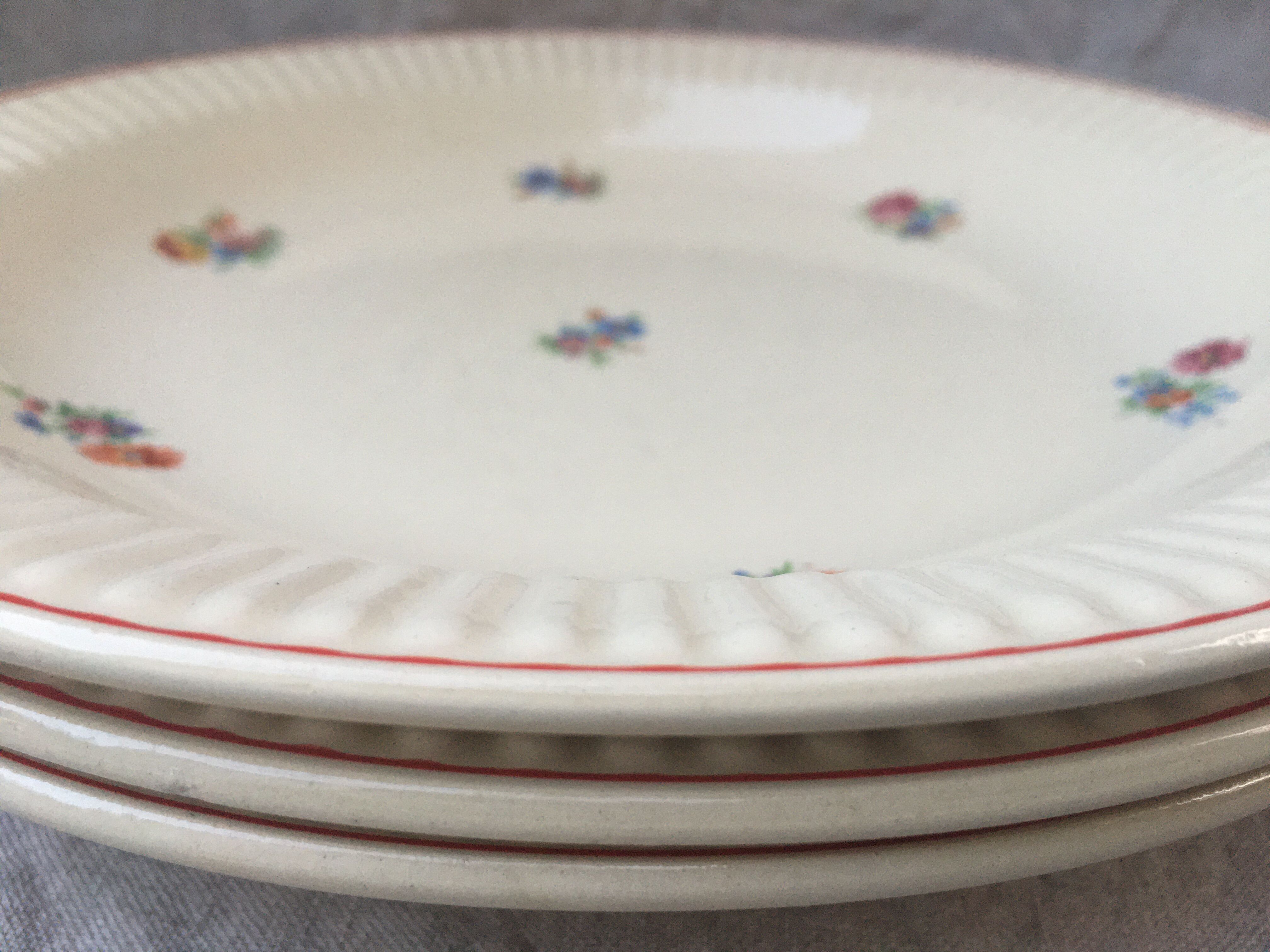 Varene brothers floral decoration plates