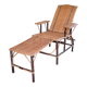 Chaise longue rotin, début XXe