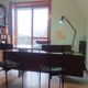 Bureau et 3 chaises style moderniste italien année 50 en palissandre