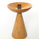 Bougeoirs en bois tourné IKEA vintage | Paire