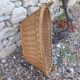 Handmade wicker laundry basket