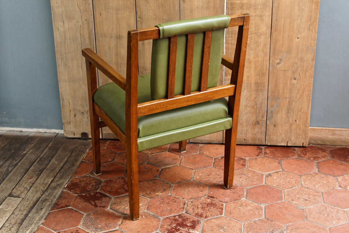 Fauteuil de bureau en teck, scandinave