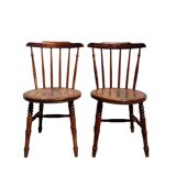 Paire de chaises style Ibex Penny / Bistrot / Salle à manger / Cuisine