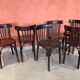 Suite de 6 chaises bistrot vintage