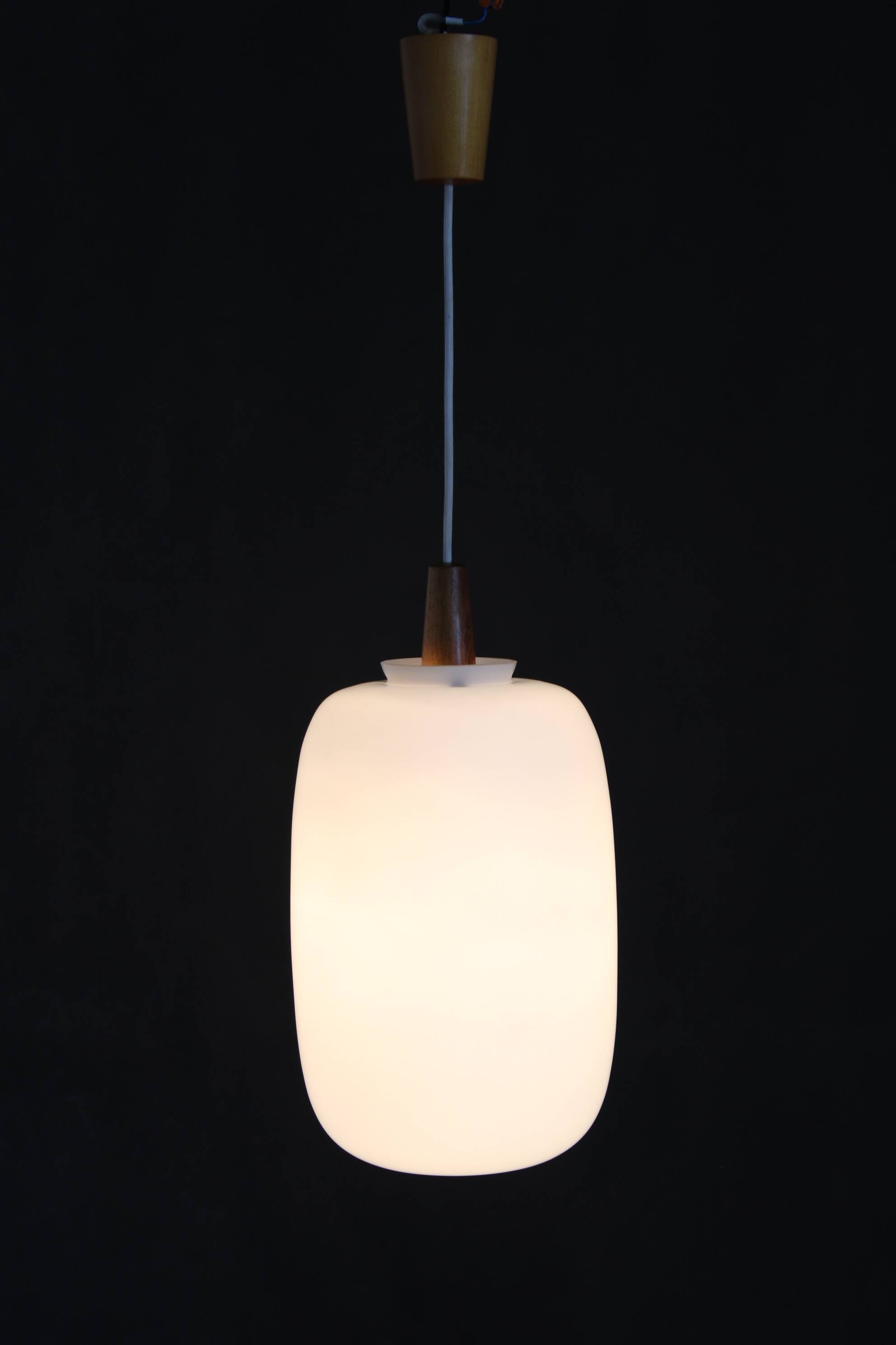 1970s uluv glass pendant, czechoslovakia