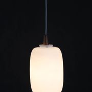 1970s uluv glass pendant, czechoslovakia