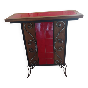 Petit bar vintage fer - carreaux