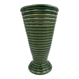 Vase en céramique vert