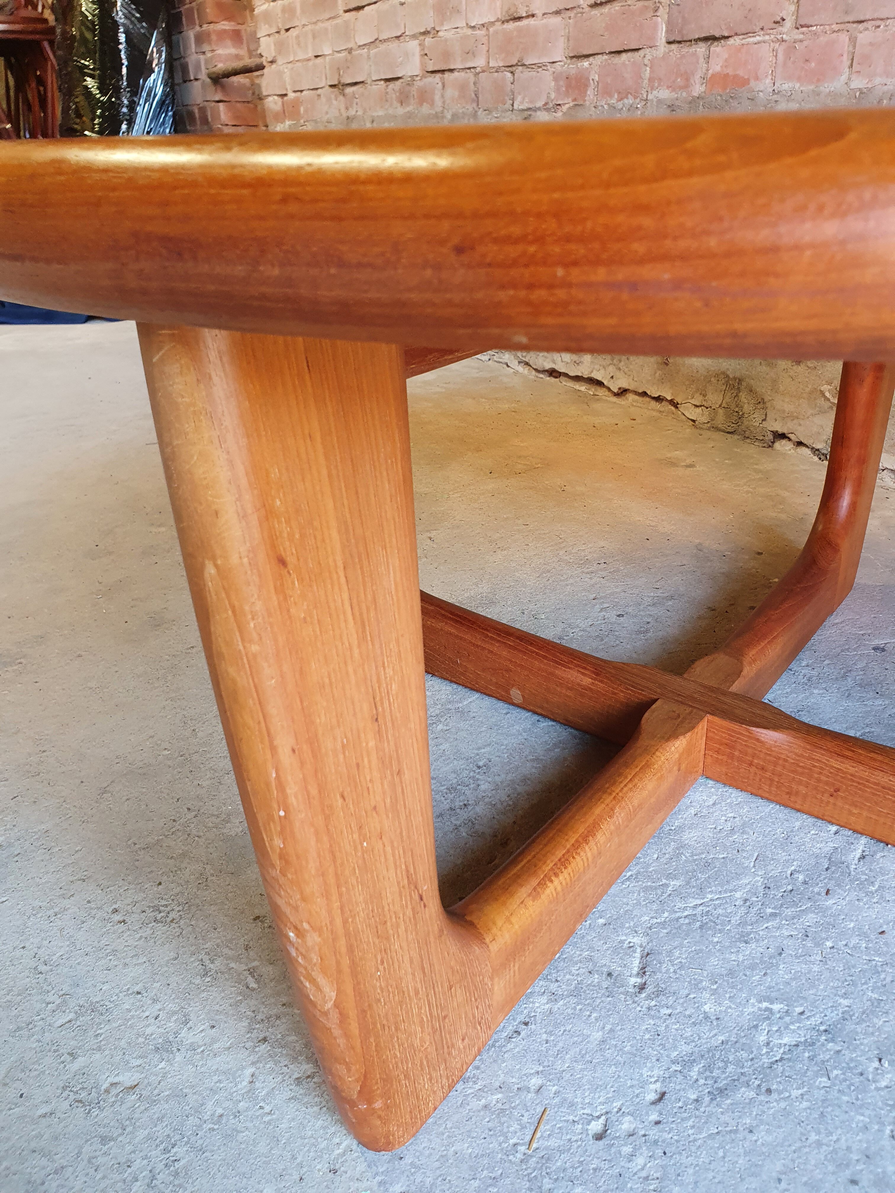 Teak coffee table Niels Bach, Denmark 1970