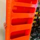 Large vintage Prisunic shelf by Jean Lin Viaud from the 70s.