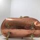 Old vintage copper buche door