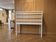 Entry console / Architect's furniture Borgeaud 1970 - Lacquered steel & C