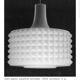 Large white opaline pendant light, design by Ivan Jakes, 1960s.