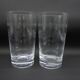 Duo of orangeade glasses
