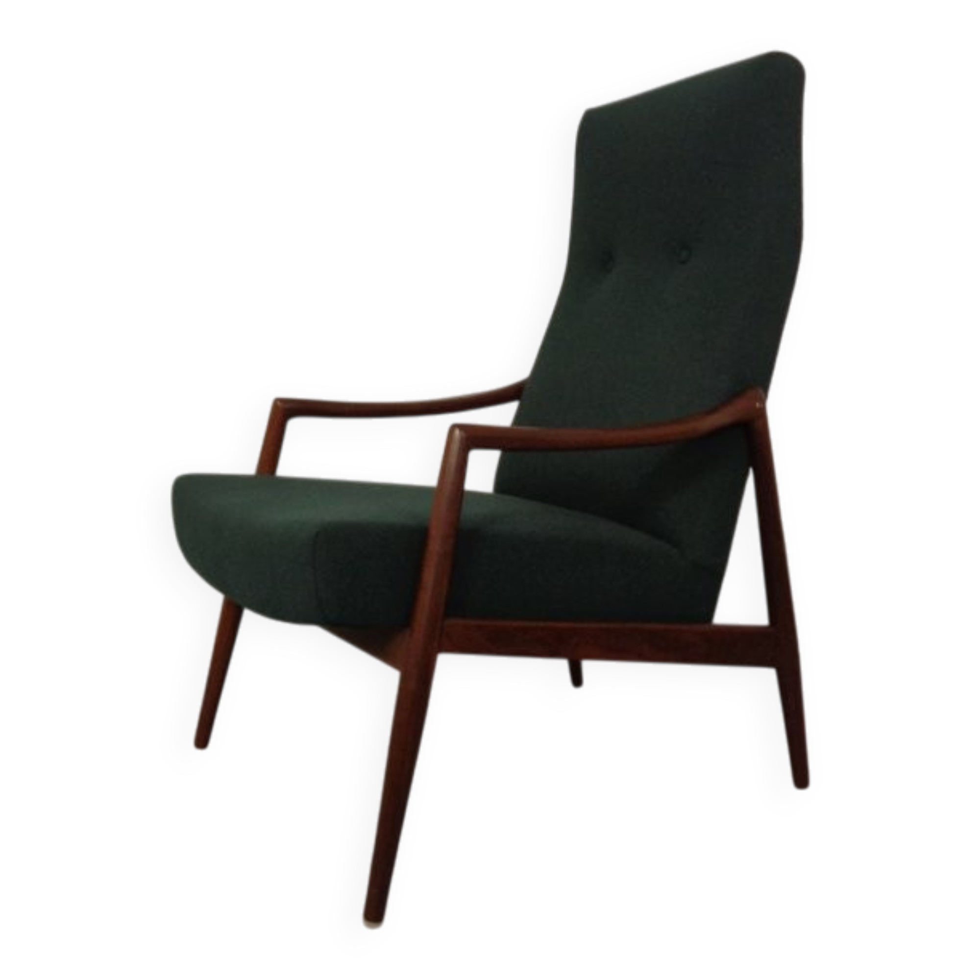 Organic Teak Armchair by Hartmut Lohmeyer for Wilkhahn, 1960s