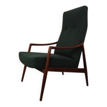 Organic Teak Armchair by Hartmut Lohmeyer for Wilkhahn, 1960s