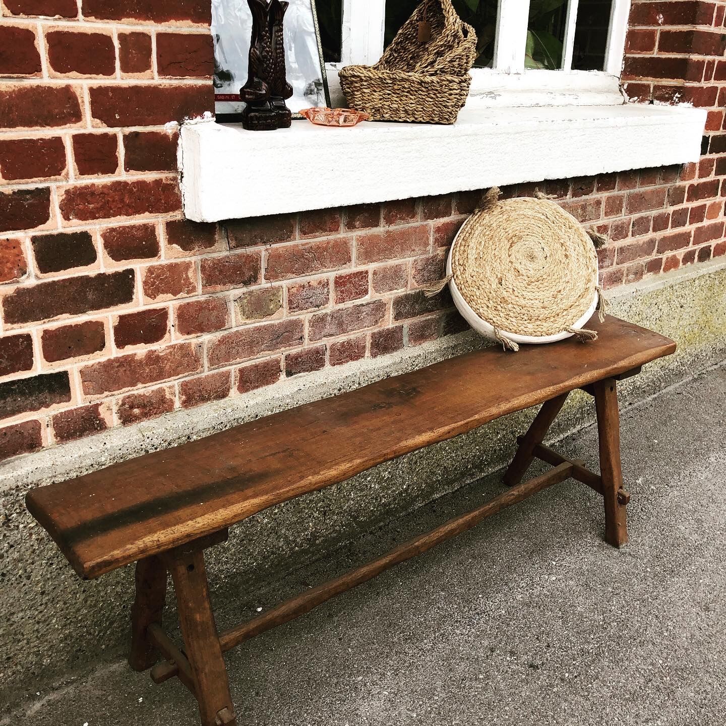 Banc de ferme en chêne