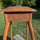 Vintage Art Deco Oak Pedestal – 1930s