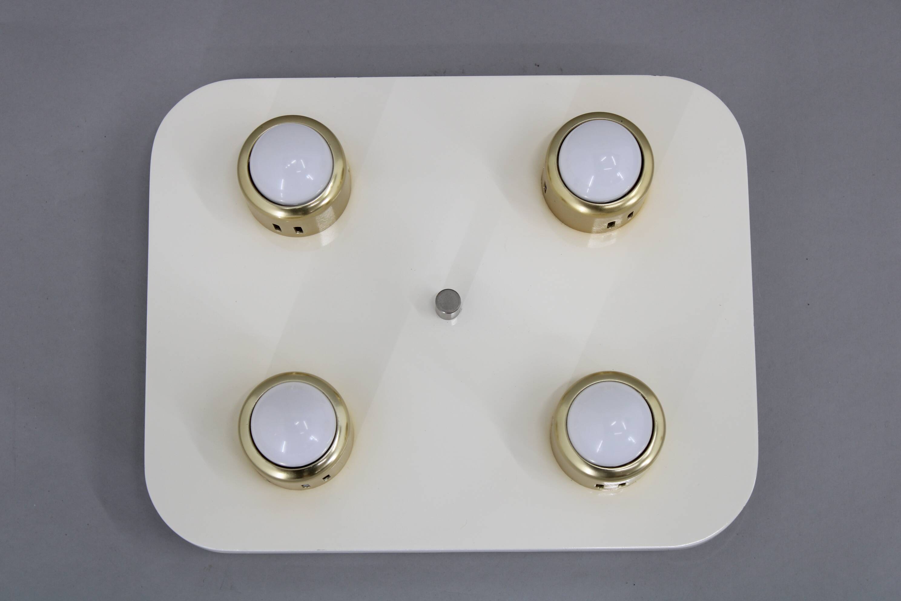 1970s Flush Mount Ceiling Light, Italy