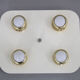 1970s Flush Mount Ceiling Light, Italy