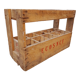 Wooden bottle rack