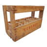 Wooden bottle rack