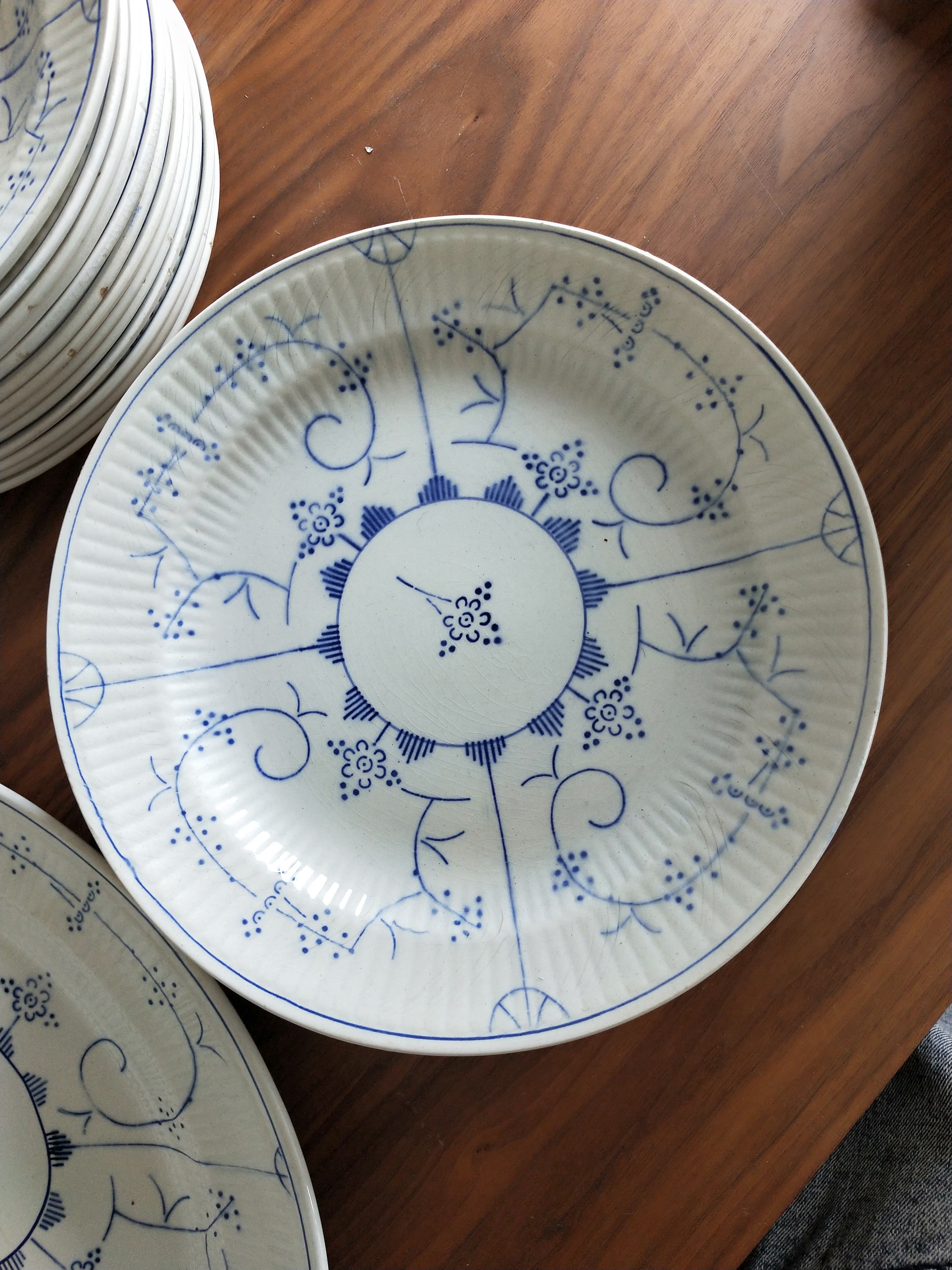 Copenhagen Boch la Louvière earthenware dishware service