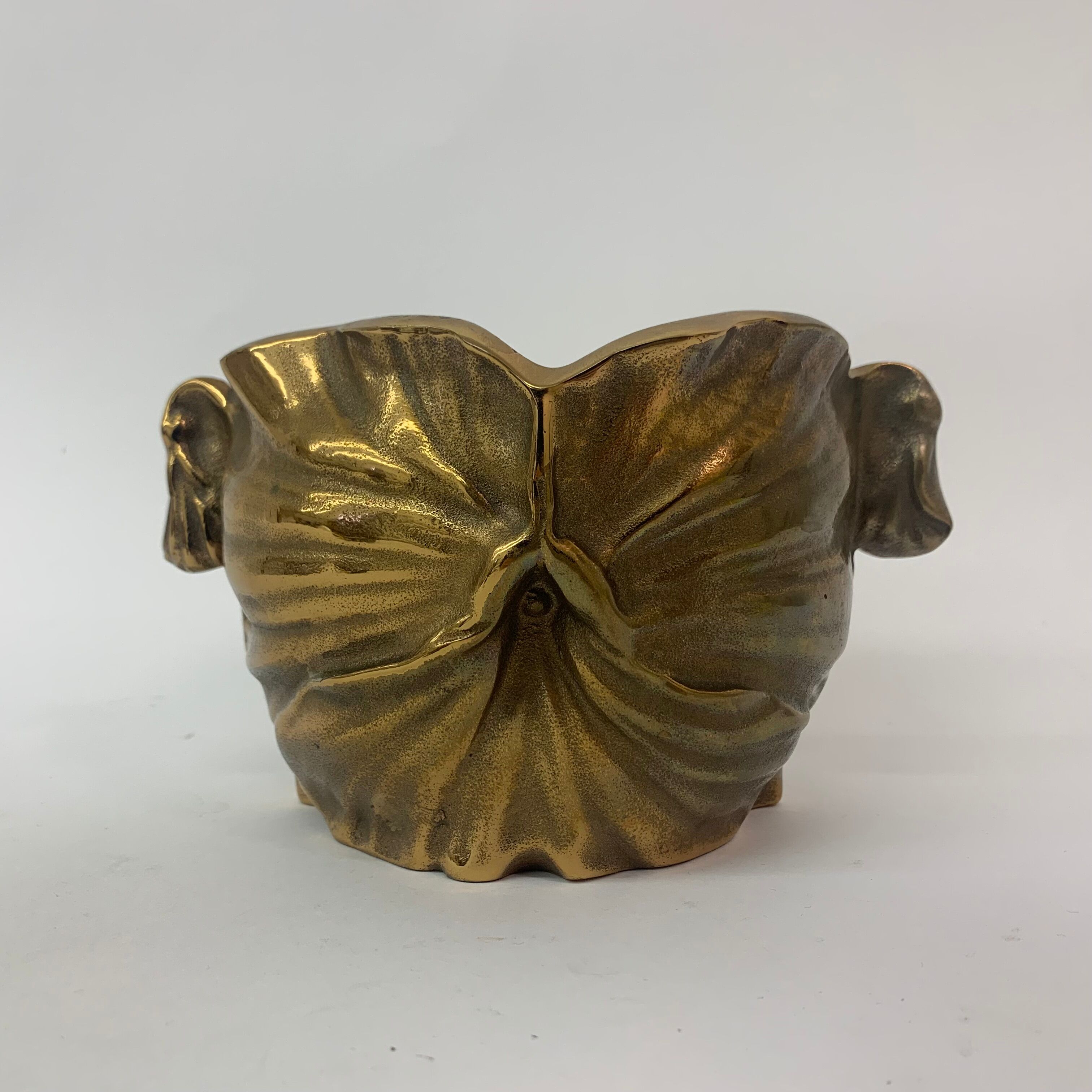 Pot de fleurs en bronze, années 1930