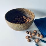 Signed sandstone bowl