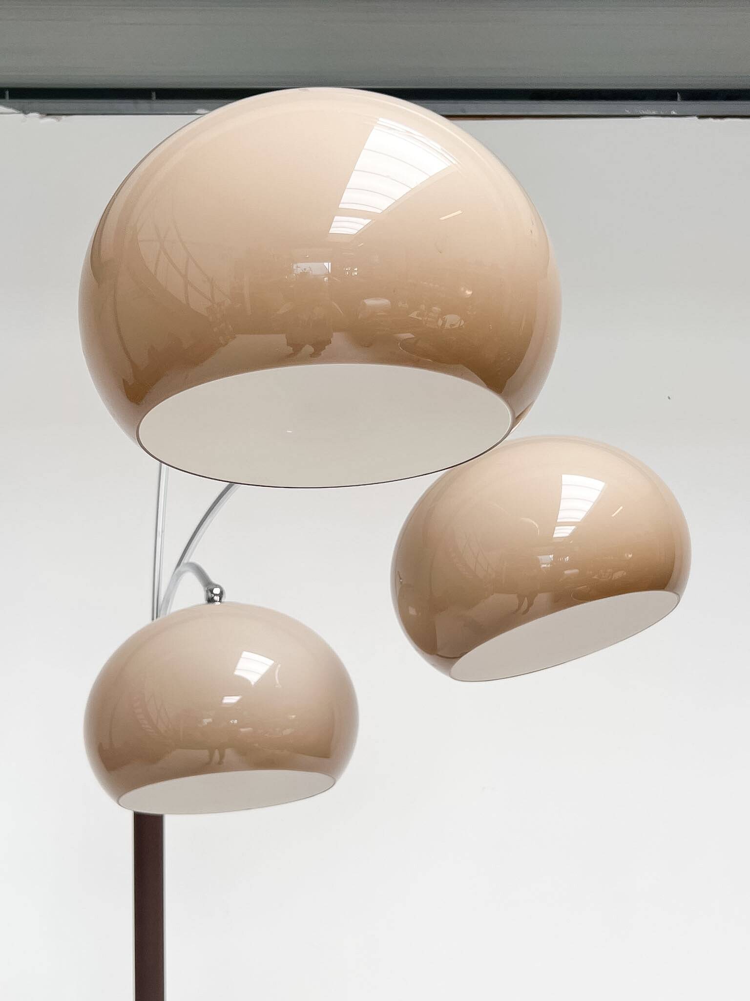 Space Age arc lamp by Dijkstra Lampen, 1970s