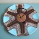 old ceramic cheese board Vallauris table vintage cheese board