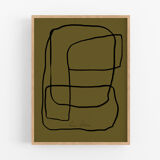 Abstract giclee art print 50x70cm