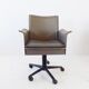 Matteo Grassi Korium leather office chair by Tito Agnoli