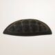 Set of decorative fruits in carved blackened wood.