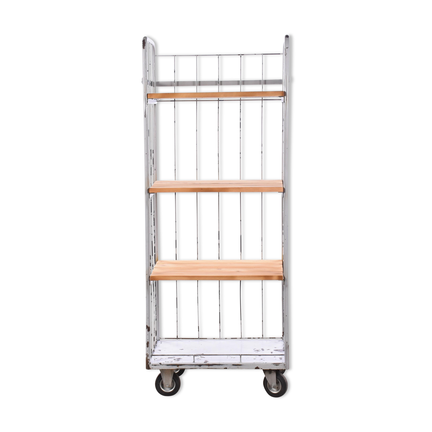 Industrial shelving unit on wheels Trolley