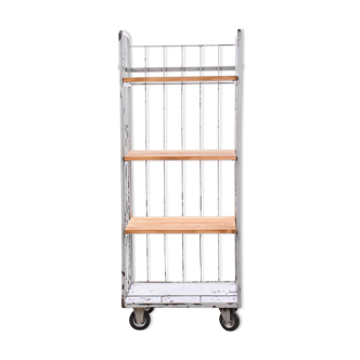 Industrial shelving unit on wheels Trolley