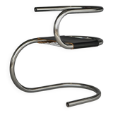 Rare Wim van den Bergh Tubular Side Chair. 1980s