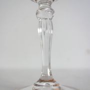 2 gold crystal wine glasses model Aurea by Royal crystal rock, Italy