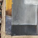 Cubist painting by Guy Feinstein (born in 1929) "The Artist's Studio"