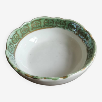 Vintage numbered porcelain bowl