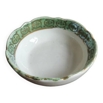 Bol coupelle porcelaine numéroté vintage