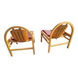 Pair of baumann armchairs from the 70s