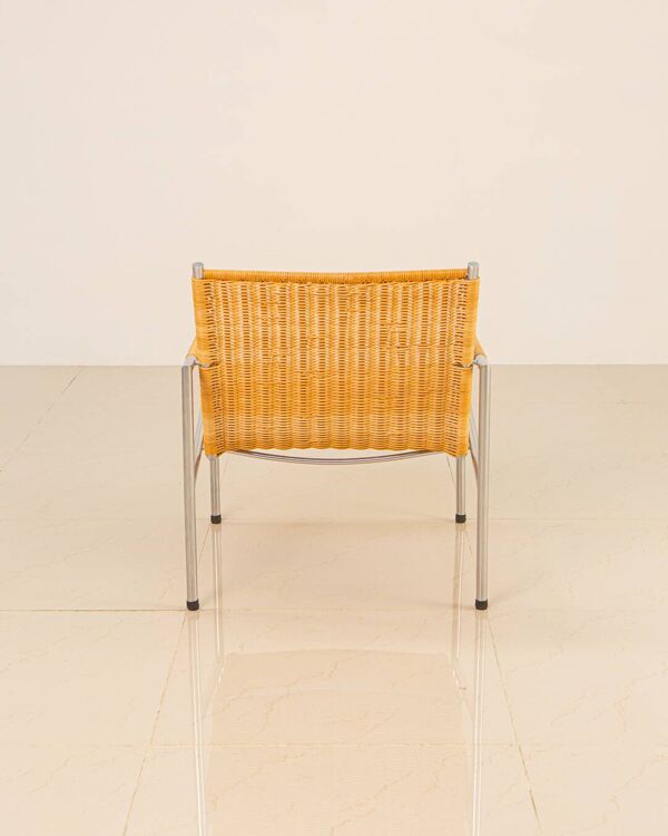 Fauteuil ''SZ02'' osier par Martin Visser pour Spectrum 80's