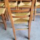 SET OF 6 DINING ROOM OR KITCHEN CHAIRS IN RESTAURANT STYLE IN WALNUT