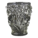 Unsigned Lalique Bacchantes vase in clear crystal, mid-20th century
