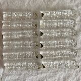 1950s crystal knife holder, new