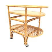Berceau en rotin vintage pour bébé