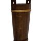 Vintage Wooden Umbrella Stand, 1960s minimalist design
