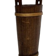 Vintage Wooden Umbrella Stand, 1960s minimalist design
