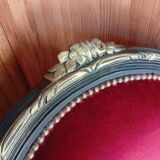 Pair of Louis XV style cabriolet armchairs